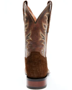 Dan Post Men's Hippo Print Western Performance Boots - Broad Square Toe -Men's Western Denim Store 2000337940 200 P5