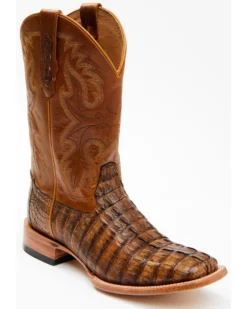 Cody James Men's Exotic Caiman Tail Skin Western Boots - Broad Square Toe -Men's Western Denim Store 2000338956 200 P1