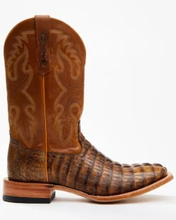Cody James Men's Exotic Caiman Tail Skin Western Boots - Broad Square Toe -Men's Western Denim Store 2000338956 200 P2
