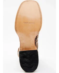 Cody James Men's Exotic Caiman Tail Skin Western Boots - Broad Square Toe -Men's Western Denim Store 2000338956 200 P7