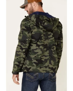 Flag & Anthem Men's Byron Camo Print Hooded Windbreaker Jacket -Men's Western Denim Store 2000339241 300 P5