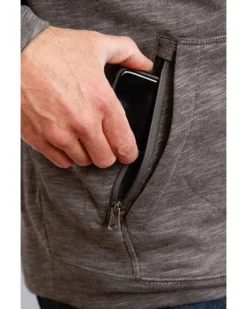 Stetson Men's USA Slub French Terry Hooded Sweatshirt -Men's Western Denim Store 2000339697 020 P3