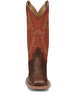 Justin Men's McLane Western Boots - Broad Square Toe -Men's Western Denim Store 2000339794 200 P4