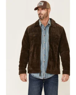 Moonshine Spirit Men's Cromwell Suede Zip-Front Jacket -Men's Western Denim Store 2000342732 200 P1