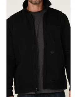 Hawx Men's Black Crawford Weathered Insulated Zip-Front Work Jacket 7 Hawx Men's Black Crawford Weathered Insulated Zip-Front Work Jacket -Men's Western Denim Store 2000342850 001 P4
