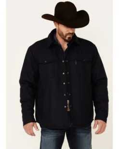 Outback Trading Co Men's Solid Harrison Snap-Front Jacket -Men's Western Denim Store 2000344769 410 P1