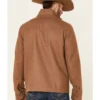 Powder River Outfitters Men's Solid Tan Zip-Front Wool Jacket