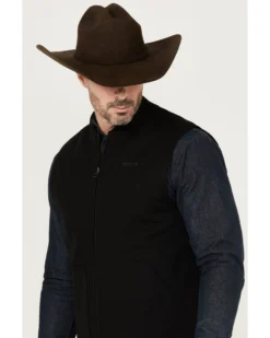 Cinch Men's Plaid Print Reversible Wool Canvas Zip-Front Vest -Men's Western Denim Store 2000345586 001 P2