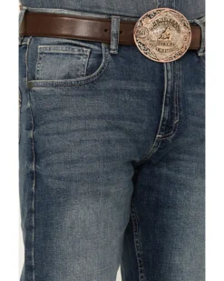 Wrangler 20X Men's No.44 Ember Dark Wash Stretch Slim Straight Jeans -Men's Western Denim Store 2000346861 400 P2