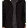 Wrangler ATG Men's All-Terrain Black Zip-Front Hooded Rain Jacket