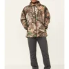 Wrangler ATG Men's All-Terrain Camo Zip-Front Hooded Softshell Jacket