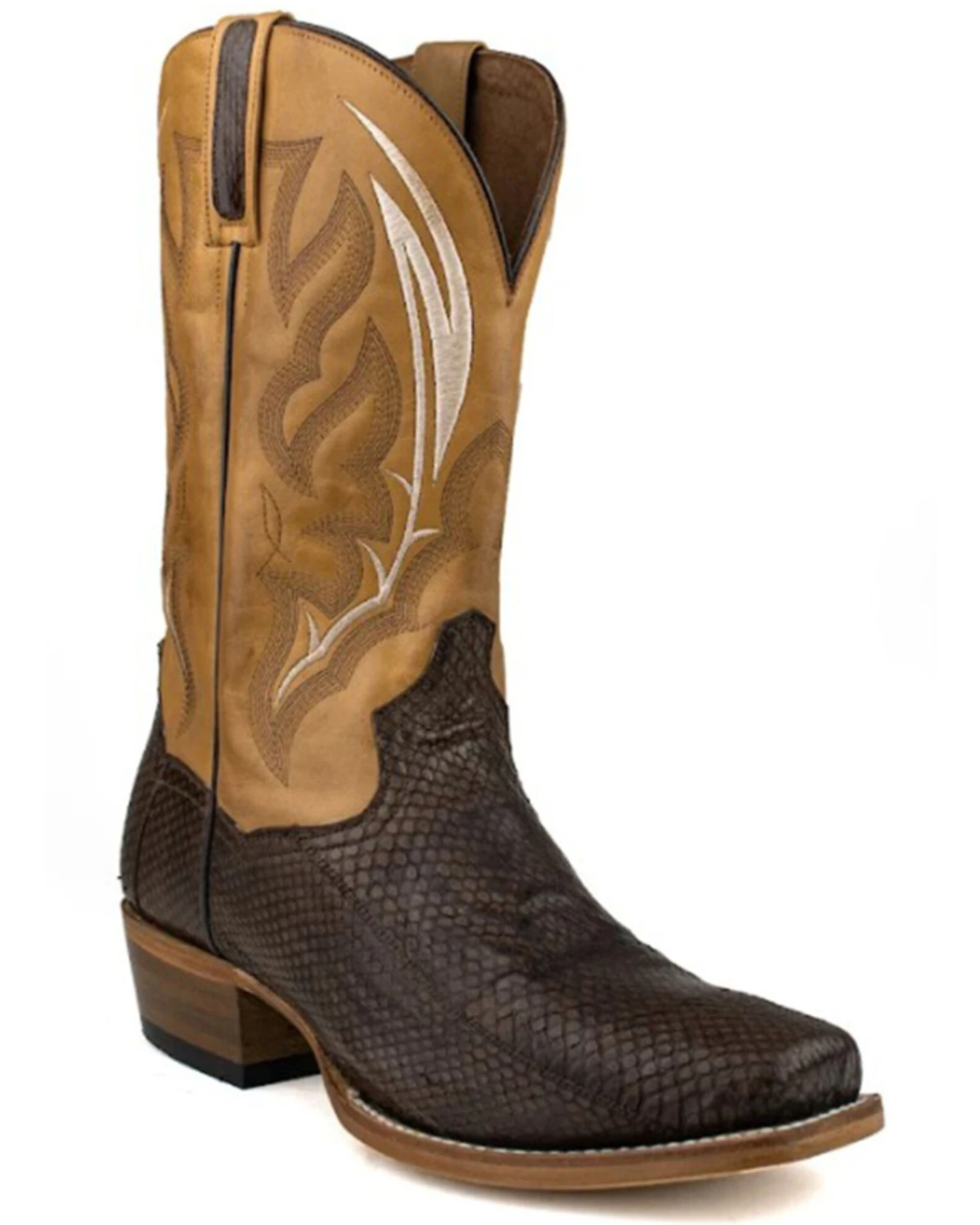 Dan Post Men's Exotic Snake Skin Western Boots - Square Toe 6 Dan Post Men's Exotic Snake Skin Western Boots - Square Toe - Image 6