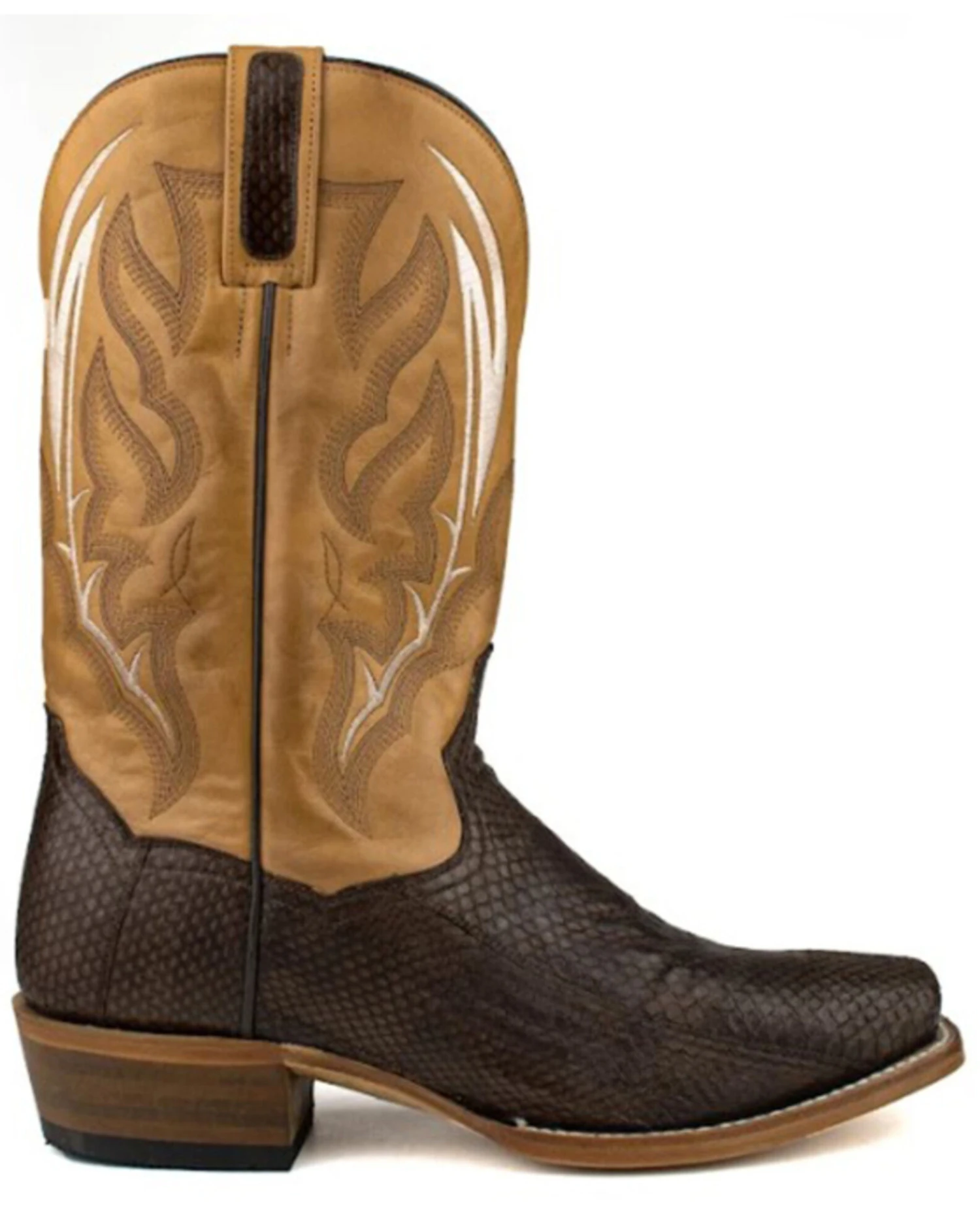 Dan Post Men's Exotic Snake Skin Western Boots - Square Toe 7 Dan Post Men's Exotic Snake Skin Western Boots - Square Toe - Image 7