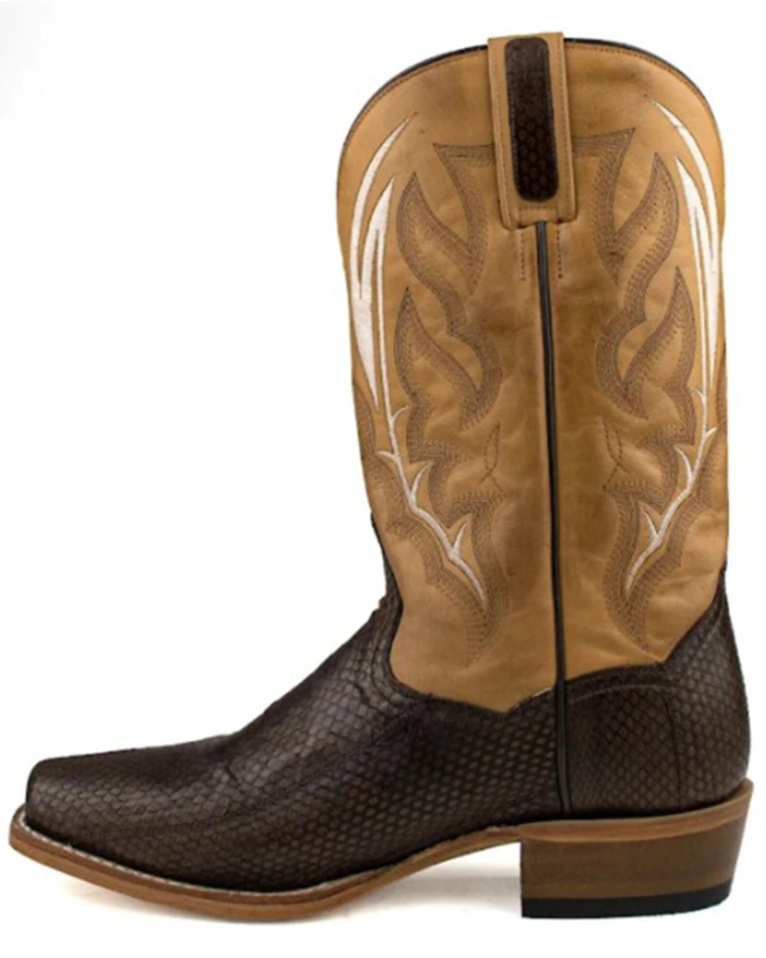 Dan Post Men's Exotic Snake Skin Western Boots - Square Toe 1 Dan Post Men's Exotic Snake Skin Western Boots - Square Toe
