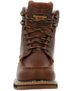 Georgia Boot Men's AMP LT Waterproof Work Boots - Soft Toe -Men's Western Denim Store 2000350762 200 P4