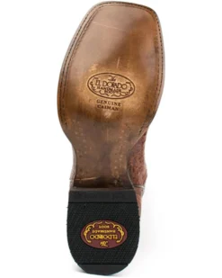 El Dorado Men's Waxy Cowboy Caiman Belly Exotic Western Boots - Broad Square Toe -Men's Western Denim Store 2000355149 221 P7