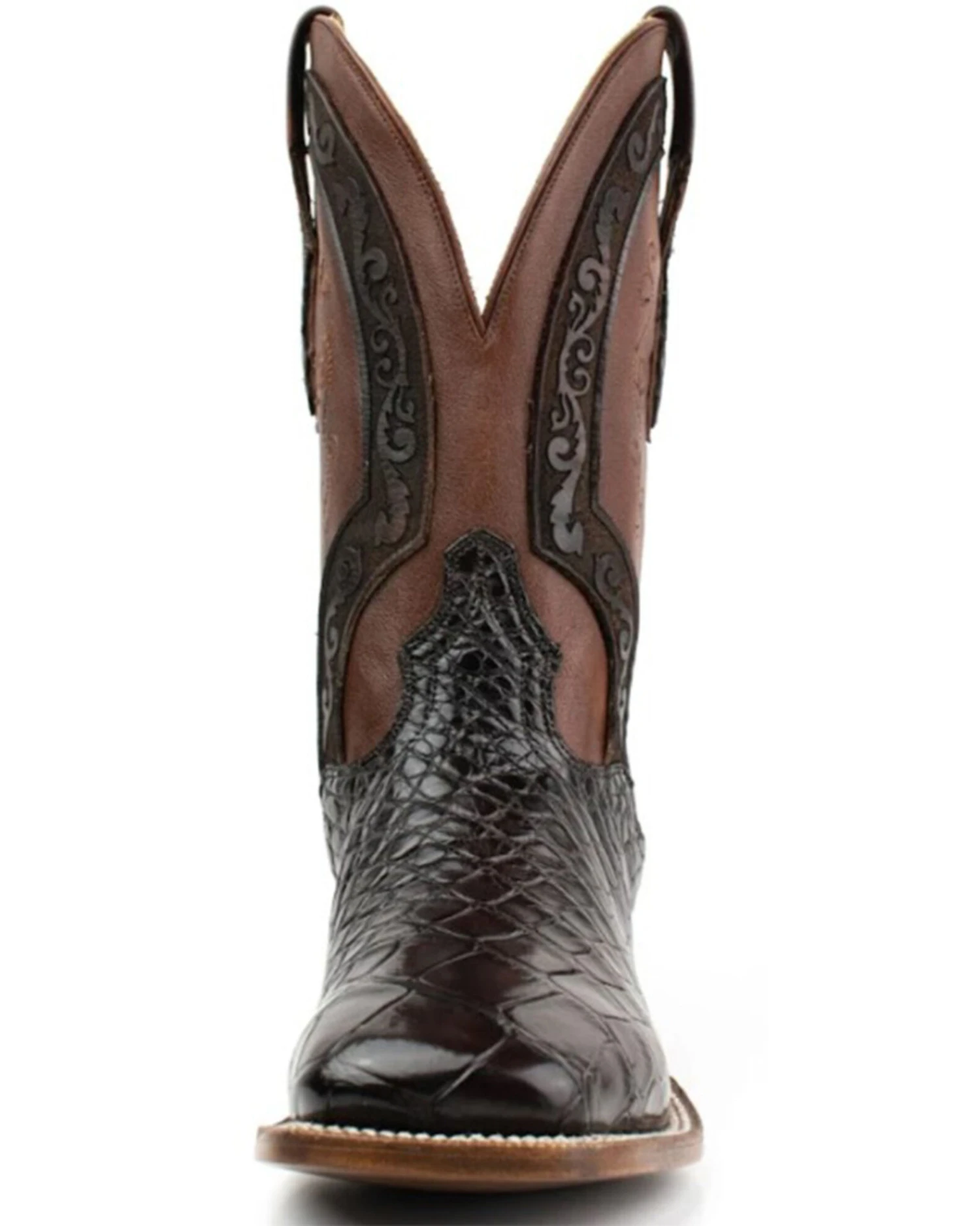 El Dorado Men's American Alligator Exotic Western Boots - Broad Square Toe 4 El Dorado Men's American Alligator Exotic Western Boots - Broad Square Toe - Image 4