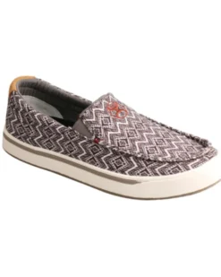 Twisted X Men's Southwestern Print Hooey Loper Slip-On Causal Shoe - Moc Toe -Men's Western Denim Store 2000355853 944 P1