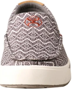Twisted X Men's Southwestern Print Hooey Loper Slip-On Causal Shoe - Moc Toe -Men's Western Denim Store 2000355853 944 P4