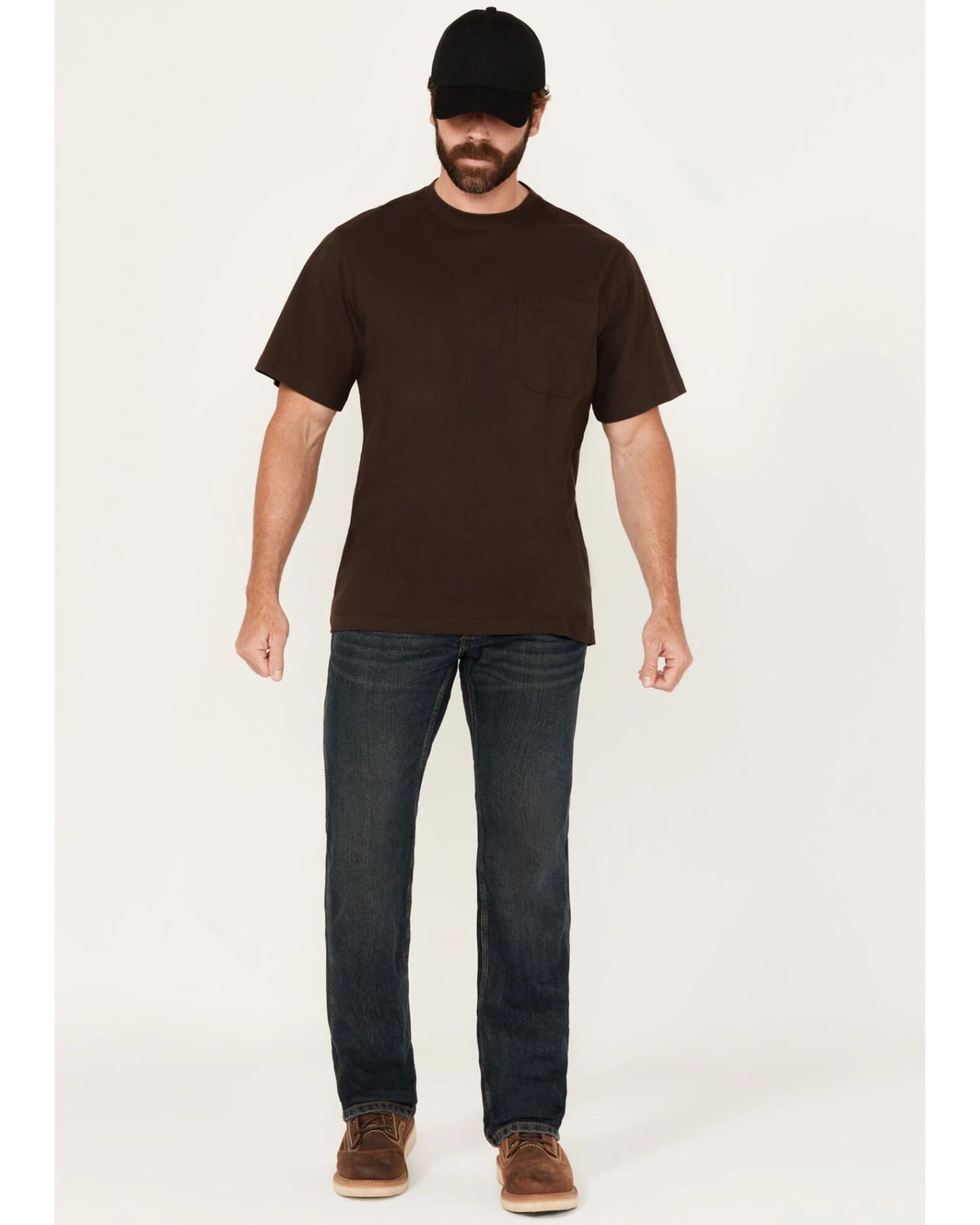 Ariat Men's Rebar M7 McCoy Dark Wash Durastretch Slim Straight Work Jeans 2 Ariat Men's Rebar M7 McCoy Dark Wash Durastretch Slim Straight Work Jeans - Image 2