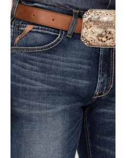 Ariat Men's M5 Straight Stretch Madera Stackable Straight Leg Jeans -Men's Western Denim Store 2000357132 400 P2