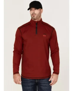 Cody James Men's FR Knit 1/4 Zip-Front Work Pullover -Men's Western Denim Store 2000357989 601 P1