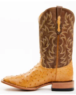 Cody James Men's Full-Quill Ostrich Exotic Western Boots - Broad Square Toe -Men's Western Denim Store 2000359773 200 P3