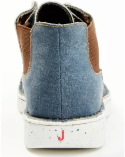 Justin Men's Hazer Denim Casual Hudson Shoes - Moc Toe -Men's Western Denim Store 2000361417 400 P5