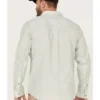 Brothers & Sons Men's Performance Solid Long Sleeve Button-Down Western Shirt