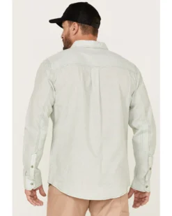 Brothers & Sons Men's Performance Solid Long Sleeve Button-Down Western Shirt