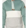 Wanakome Men's Colorblock Rivera Hooded Pullover Sweatshirt