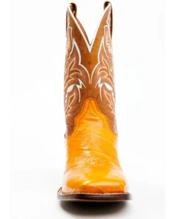 Dan Post Men's Buttercup Eel Exotic Western Boots - Broad Square Toe -Men's Western Denim Store 2000366811 200 P4