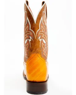 Dan Post Men's Buttercup Eel Exotic Western Boots - Broad Square Toe -Men's Western Denim Store 2000366811 200 P5