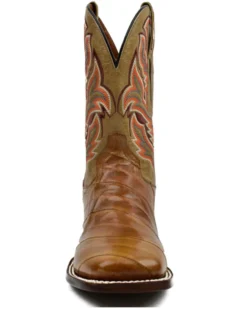 Dan Post Men's Eel Exotic Western Boots - Broad Square Toe -Men's Western Denim Store 2000366814 200 P4