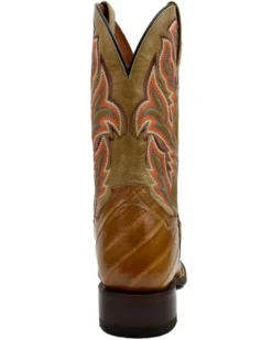 Dan Post Men's Eel Exotic Western Boots - Broad Square Toe -Men's Western Denim Store 2000366814 200 P5
