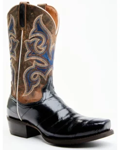 Dan Post Men's Eel Exotic Blue Western Boots - Square Toe 13 Dan Post Men's Eel Exotic Blue Western Boots - Square Toe -Men's Western Denim Store 2000366817 900 P1