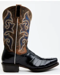 Dan Post Men's Eel Exotic Blue Western Boots - Square Toe 12 Dan Post Men's Eel Exotic Blue Western Boots - Square Toe -Men's Western Denim Store 2000366817 900 P2