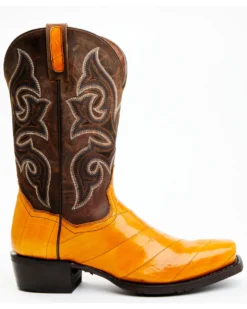 Dan Post Men's Eel Exotic Western Boots - Square Toe