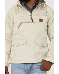 Kimes Ranch Men's Any-Day Sand 1/4 Zip Front Hooded Pullover -Men's Western Denim Store 2000367382 295 P3