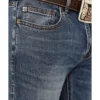 Hooey By Rock & Roll Denim Men's Revolver Medium Wash Reflex Stretch Slim Straight Jeans