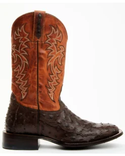 Cody James Men's Sienna Genuine Ostrich Exotic Western Boots - Broad Square Toe -Men's Western Denim Store 2000371861 200 P2