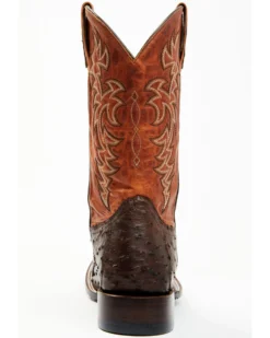 Cody James Men's Sienna Genuine Ostrich Exotic Western Boots - Broad Square Toe -Men's Western Denim Store 2000371861 200 P5