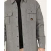 Hawx Men's Channel Quilted Flannel Button-Down Shirt Jacket