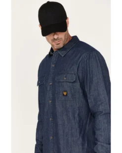 Hawx Men's Denim Work Shirt - Big & Tall -Men's Western Denim Store 2000373798 402 P2