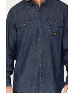 Hawx Men's Denim Work Shirt - Big & Tall