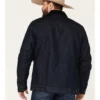 Cody James Men's Grand Teton Dark Wash Sherpa Cord Collar Denim Jacket