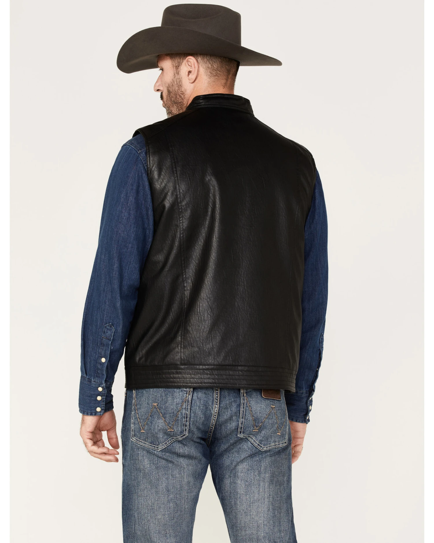 Moonshine Spirit Men's Slaton Biker Vest 3 Moonshine Spirit Men's Slaton Biker Vest - Image 3