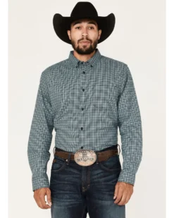 Cody James Men's Small Plaid Button Down Western Shirt