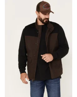 Brothers & Sons Men's Waxed Canvas Field Vest