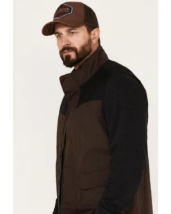 Brothers & Sons Men's Waxed Canvas Field Vest -Men's Western Denim Store 2000374853 201 P2